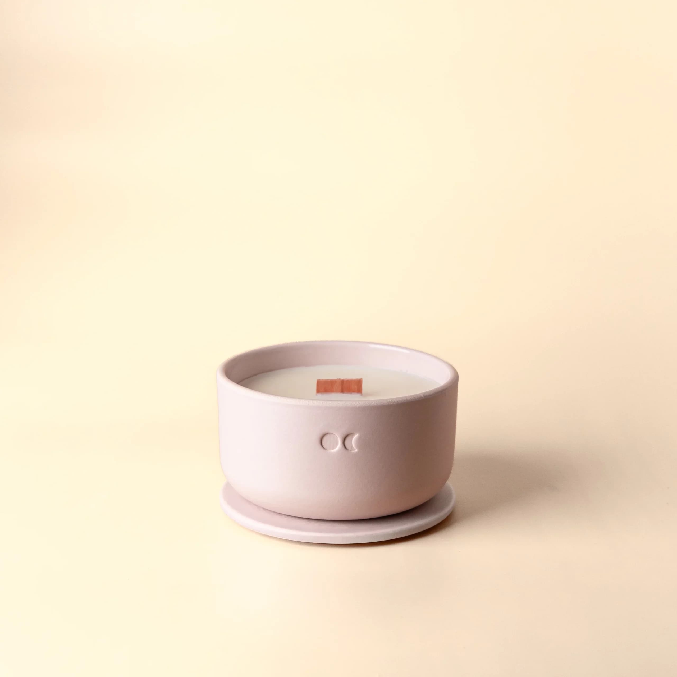 Blühende Keramikkerze - Oud & Rosen - 440g