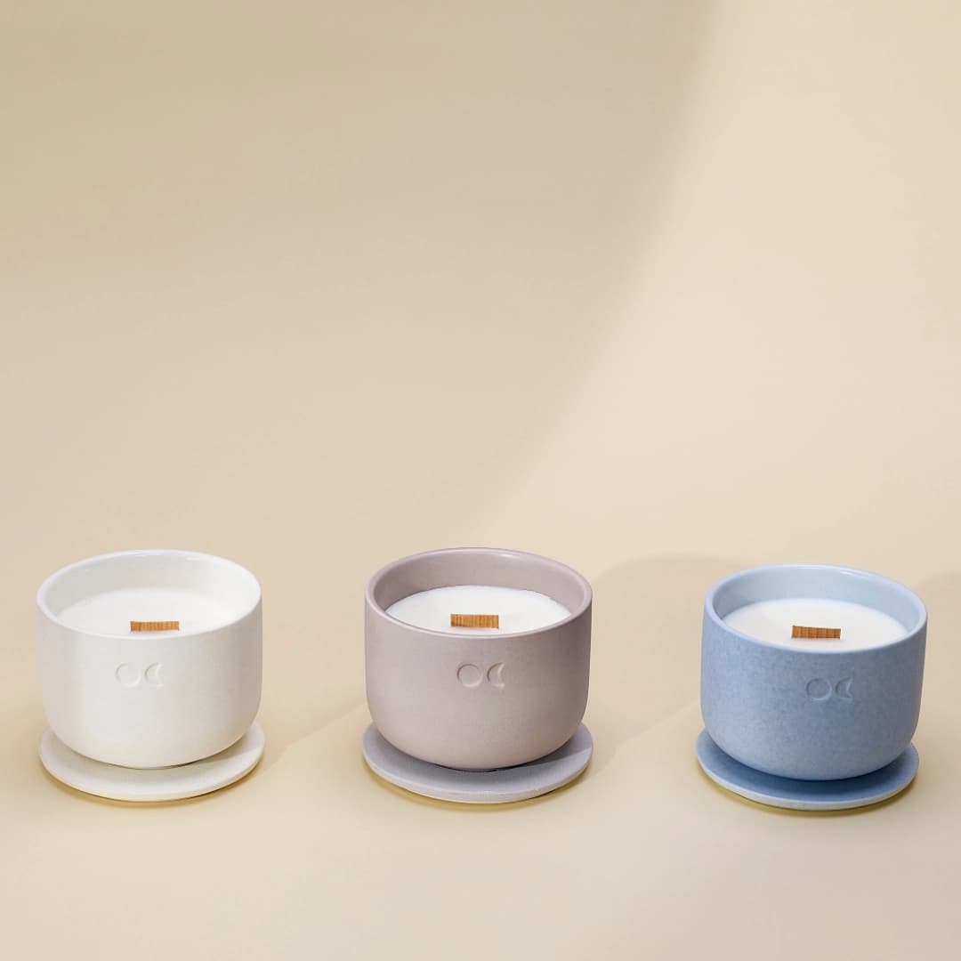 Blühendes Trio - Meersalz Salbei, Englische Birne Freesie, Zitronengras Bergamotte (220gr X 3)